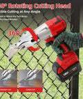 Cordless Metal Cutter With Rotating Head, Heavy Duty 221 Ft Lbs Torque Metal Shears for Cutting Stainless Steel