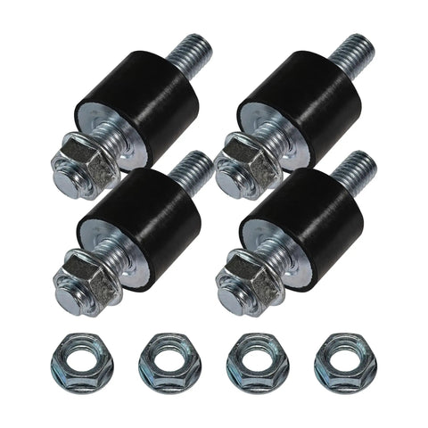 40x30mm Rubber Stud Shock Isolator Mounts Built Tough Anti-Vibration Replacement For Split Heat And Water Pumps Air Compressors