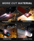 55A Plasma Cutter With Non Touch Pilot Arc And High Frequency Start, 120/240V Dual Voltage IGBT Inverter cutting various materials