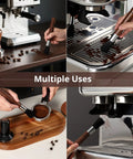 Two Pack Coffee Grinder Cleaning Brush With Natural Walnut Wood Handle And Black Boar Bristle For Grinders Espresso Machines Barista Tools Hanging Loop used in multiple cleaning scenarios