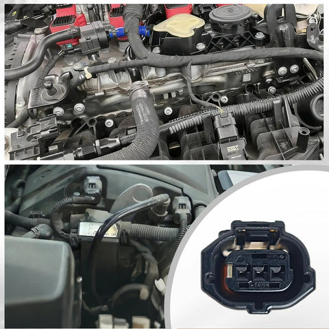 Toyota Camshaft Position Sensor Connector Pigtail Plug-and-Play 90980-12353 645-744 Fits Tundra, Tacoma, 4Runner, Sequoia, Camry, Avalon, Sienna, Highlander, RAV4, Corolla, Prius, Venza, GX460 RX350 Lexus installed in engine bay