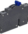 New Twin 15 Amp Zinsco R3815 Circuit Breaker Replacement for Zinsco Panels 120 240 VAC gray molded case side view