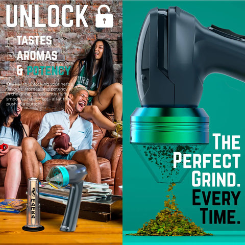 XL Electric Herb Grinder USB Rechargeable One Hand Operation For Dried Herbs And Spices, 2G Capacity, Portable Kitchen Grinder