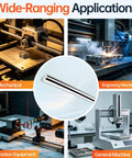 Two 10mm By 400mm Linear Motion Rods Shaft Guide Rail System For Smooth Precision Movement With High Grade C45 Carbon Steel Build For Heavy Duty CNC And DIY Projects That Will Crush It All displayed in various machinery applications.
