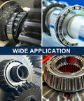Beefed Up Tapered Roller Bearing Cone And Cup Set With 40mm Bore And 90mm Outer Diameter And 25.5mm Thick Chrome Steel ABEC 3 installed
