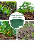 DIY Plant Grow Ring Kit with 40 Segments for 7, 10, 12.5 Inch Edging, tomatoes and herbs, multi-scenario application