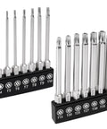 14 Piece Security Torx Bit Set With Tamper Proof Bits T4 To T40 3 Inch Long S2 Steel Built For Tough Jobs Pro Grade Magnetic