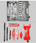 220V Cylinder Boring And Honing Machine For Auto Repair tool set with precision engine machining components in a case
