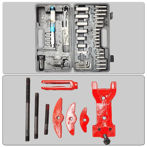 220V Cylinder Boring And Honing Machine For Auto Repair tool set with precision engine machining components in a case