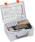 2830 Piece All In One DIY Electronics Components Kit in transparent box with various resistors, capacitors, and wires for Arduino projects
