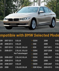 Dead Nuts Reliable Electric Water Pump For BMW 328i 325i X5 X3 528i Direct Replacement Assembly displayed on a BMW car.