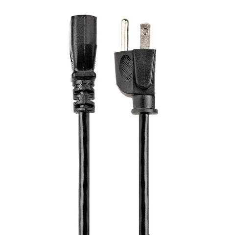 Heavy Duty 6-Foot NEMA 5-15P To C13 Power Cord, 14AWG, 15A 125V, UL Listed Replacement Computer And Monitor PC Power Cable For Home Office And Workstations A True Workhorse, black plug ends
