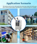 Built Tough Industrial Air Conditioner 18700 BTU Portable AC With 14L Tank in application at warehouse and outdoor settings.