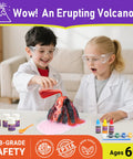 Kids using Hands On Science Kit For Kids Aged 8 To 12 With 105 Cool Experiments Including Volcano And Chemistry, STEM Toys for birthday gifts