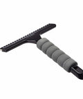 All Purpose Window Squeegee With Easy Grip Handle For Windshields Glass Mirrors And Shower Tiles Dope Streak Free Wipe Lightweight 8 Inch Silicone Rubber Blade, grey foam handle with black blade