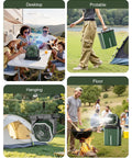 All In One Misting Fan With 24000mAh Battery And 8L Water Tank For Outdoor Cooling While Camping Or On The Worksite in various uses