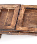 Hand Carved Tree Of Life Cookbook Stand With Adjustable Foldable Reading Holder For Kitchen Office Or Desk Totally Eco Friendly Mango Wood Made In India Gift For Home Chefs And Book Lovers, flat view