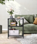 Real Deal Three Tier Rolling Cart With Smooth Ride Wheels For Kitchen Microwave Storage And Flexible Home Organization with decorative items.