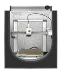 Front view of Tough As Nails 3D Printer Enclosure With LED Light For A1 And A1 Mini showing interior setup, 560x600x680MM size.