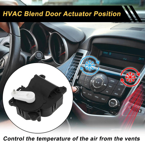 Plug And Play Hvac Heater Blend Door Actuator Compatible With Toyota Tacoma And 4Runner Ac Climate Control Replacement For No Hassle Cabin Temperature Fixes And Smooth Airflow 8710604030 in vehicle dashboard view.