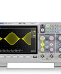Beast 200 MHz Two Channel Digital Oscilloscope displaying waveform with 1 GSa/s sampling, 14 Mpts memory, serial decode functions
