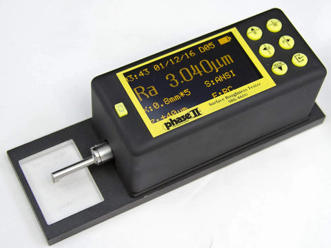 Handheld Surface Roughness Gauge SRG 4600 Pro For ISO Din JIS ANSI Standards Measures Ra Rz Rq Rt And More With External Stylus Profilometer Ready To Tackle Flat Surfaces Inside And Outside Diameters And Grooves Over 4mm Your Go To Machining Tool