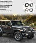 Rear Axle Bearing And Seal Kit For Jeep Wrangler JK And JKU 2007 Through 2017 Axle Shaft Seal Retainer with Jeep in background