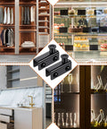 Adjustable Glass Door Pivot Hinge Clamp Kit For 3-6mm Cabinet Glass Doors No Drilling Easy Install Replacement Hinges