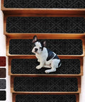 Non Slip Carpet Stair Treads For Wooden Stairs Indoor Stick On Runners 14 Pcs 8x30 Inches No Slip Grip For Dogs Kids Black