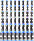 60 Piece Pneumatic Straight Push Connectors Plug And Play Quick Release Fittings Set For 1/8 5/32 1/4 5/16 3/8 1/2 Inch Tubing Air Line Fittings