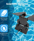 Trolling Plate For Outboard Motors 50 To 300 HP Speed Reducer Hydrofoil Board, black finish, shown above water surface