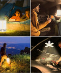 116 LED Rechargeable Camping Lantern With 360 Degree Bright Light For Camping And Hiking Lit Tent Light Warm 3000K Glow