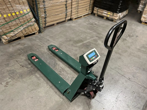 Industrial Grade Heavy Duty 2500 Lb Digital Pallet Jack Scale With Slick Low Profile Build And Hella Solid Steel Frame For Stress Free Warehouse Freight Moving And Precision