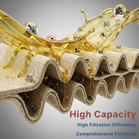 High capacity filtration of Ford 10R80 Transmission Filter Kit With Gasket Seal Plug In Replacement For F150 F250 F350 Explorer.