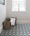 Sevilla Multicolor Peel And Stick Floor Tiles Easy Install No Grout Needed Water Resistant Virgin Vinyl With Textured Low Lustre Finish