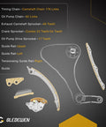 2.4L Engine Timing Chain Kit With Camshaft Adjuster And VVT Gear For 2008 To 2015 Honda Accord Civic CR-V layout
