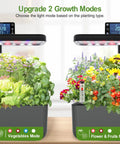 All In One Hydroponics Growing System Kit With Seeds Featuring 12 Pods Indoor Herb Garden And LED Grow Light Aeroponic Germination