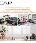 Home gym setup featuring dumbbells, weight bench, and exercise equipment for versatile workouts, focusing on the multi-purpose fitness space.