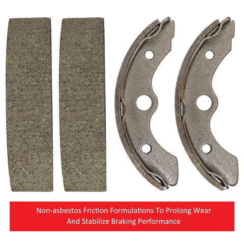 Honda Front Brake Shoes Springs Kit For TRX200 TRX250 1984 1985 1986 1987 Pilot 400 FL400R 1989 1990 Odyssey 350 FL350R