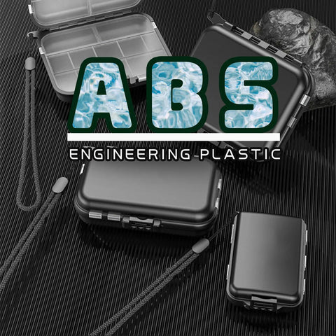 Five Pack Mini Plastic Tackle Boxes For Small Tackle Box Organization And Fishing Gear Storage in ABS engineering plastic material.