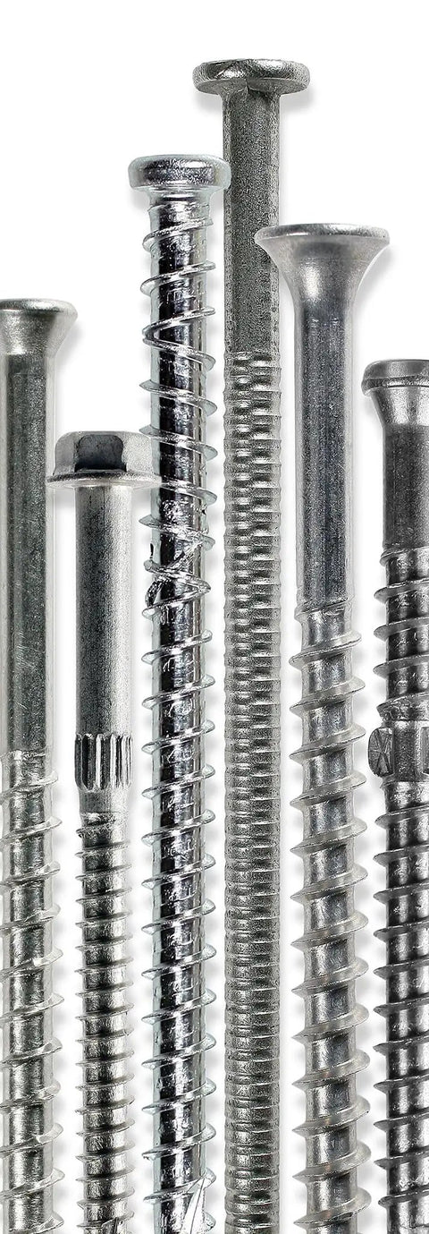Heavy Duty Bugle Head Wood Screws Crafted From Type 316 Stainless Steel With T25 Six Lobe Drive in various sizes for decking.