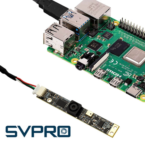 8MP USB Camera Module With Microphone For Computer And Embedded Vision Projects Dope Ultra Compact Strip Camera With IMX179 Sensor HD 3264X2448 Video And Audio shown next to a computer board.