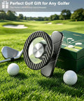 Knockout Magnetic Golf Cart Phone Mount With Heavy Duty Aluminum Bracket on grass, showing compact design for secure device mounting.