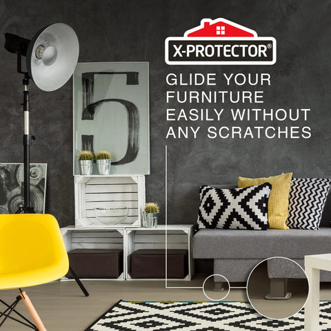 Room interior with furniture showcasing 2 Inch Furniture Sliders For Hardwood Floors 12 Pack Beige Floor Protectors Move Easy Glide Pads For Heavy Furniture Scratch Protection Carpet And Wood Safe Coasters For Sofas Tables Desks Chairs.