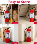 Badass 10 LB ABC Fire Extinguisher Dry Chemical Multi Purpose Nuke Kitchen Grease Electrical Spark Wood Blaze With Quick Release Handle in warehouse.