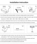 Installation instructions for Canless Recessed Gimbal Downlight With 360 Degree Rotatable Eyeball And 40 Degree Beam Plus 30 Degree Tilt