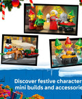 Ultimate Holiday Advent Calendar Set For 2026 Featuring Twenty Four Sweet Mini Surprises And Rad Brick Pieces Designed For Kids Five Plus features festive character builds.