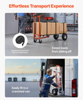 Heavy Duty 4 In 1 Hand Truck Dolly With 1000 Lb Capacity Converts Between 2 Wheel And 4 Wheel Modes Non Slip Handle Aluminum Alloy Portable Trolley