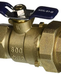 1 Inch IPS Ball Valve With Union Bronze Body And Stainless Steel Ball Heavy Duty Plumbing Valve For Water Lines Union Connection Durable Bronze Construction