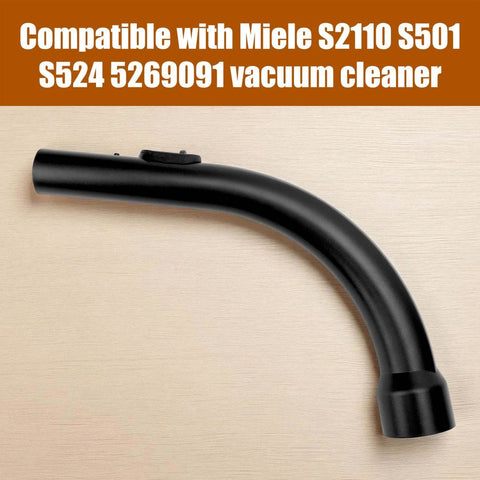 Miele Curved Hose Extension For S2110 S501 S524 And C1 C2 C3 Canister Vacuums Bent End Tubular Wand With Cuff